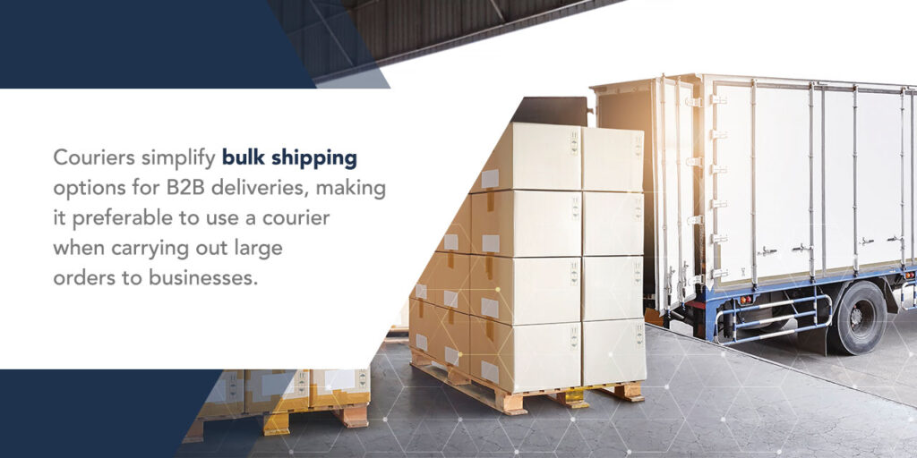 Can a Courier Do Standard Shipping?