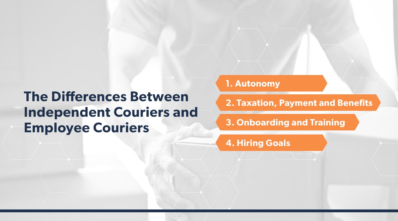 The Differences Between Independent Couriers and Employee Couriers